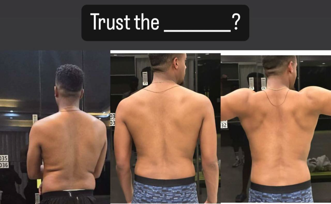 Weight loss transformation 1